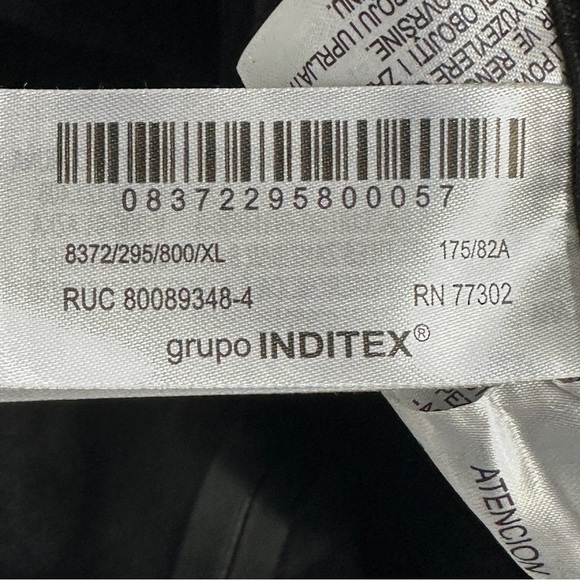 Zara high rise faux leather leggings, size XL, elastic waistband, seamed - Picture 10 of 15